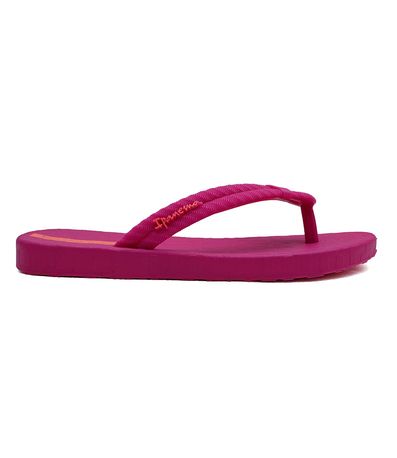 Chinelo Dedo Ipanema Kids Rosa e Laranja Infantil
