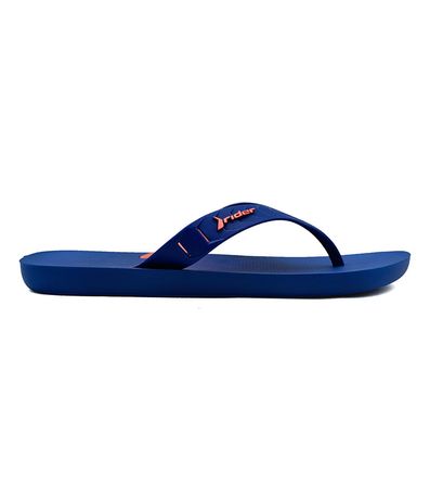 Chinelo Dedo Rider Azul e Laranja Infantil