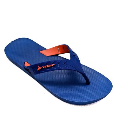Chinelo Dedo Rider Azul e Laranja Infantil