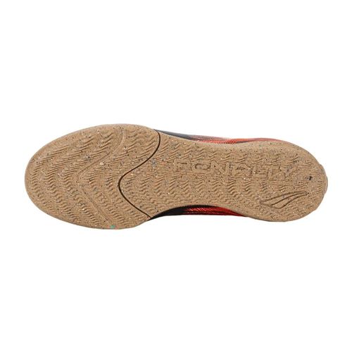 Chuteira Indoor Penalty Tornado Y-1 Preta e Vermelha Masculino