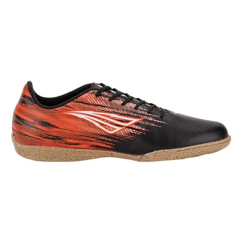 Chuteira Indoor Penalty Tornado Y-1 Preta e Vermelha Masculino