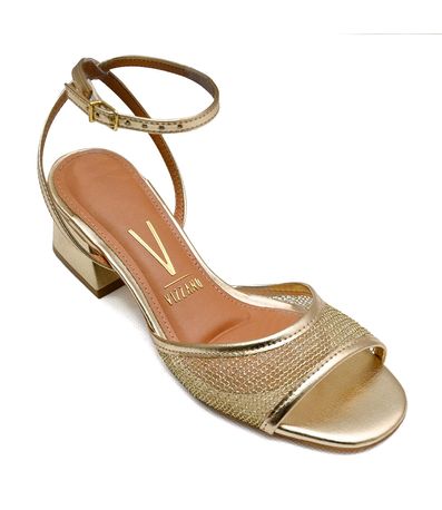 Sandália Festa Vizzano Dourado Feminina
