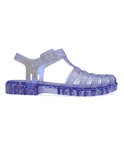 Sandália Flats Grendene Kids Azul Perolado Infantil
