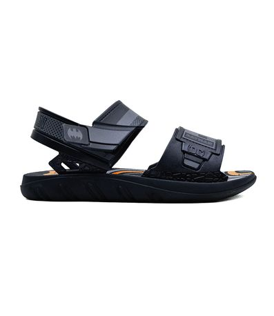 Sandália Flats Grendene Kids Preto e Grafite Infantil