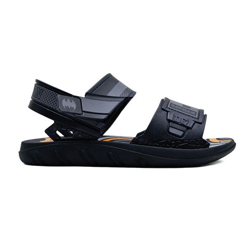 Sandália Flats Grendene Kids Preto e Grafite Infantil