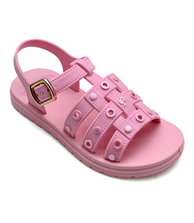 Sandália Flats Grendene Kids Rosa Infantil