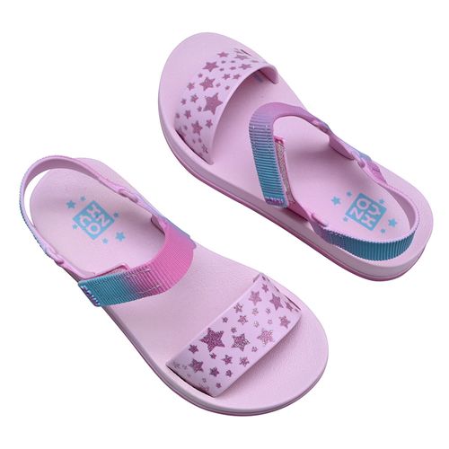 Sandália Flats Grendene Kids Rosa Quartzo Infantil