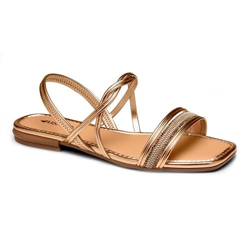 Sandália Flats Mississipi Rosê e Mel Feminina