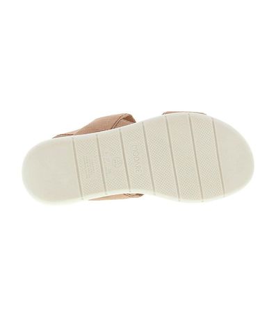 Sandália Plataforma Modare Nude e Creme Feminina