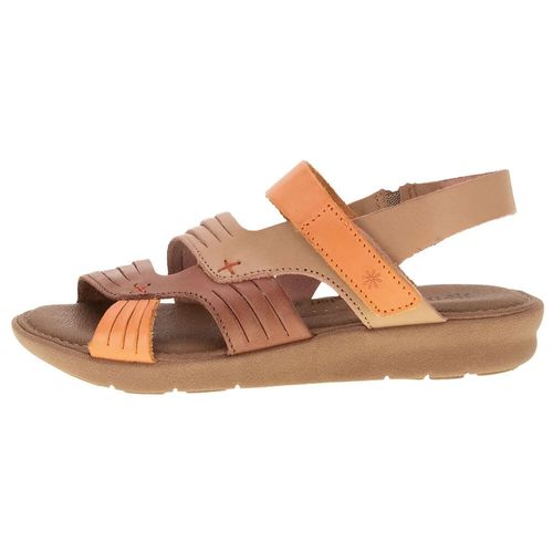 Sandália Rasteira New Face Couro New Feminina