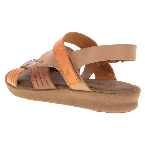 Sandália Rasteira New Face Couro New Feminina