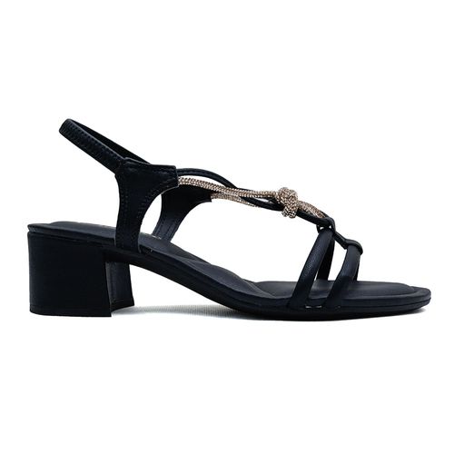 Sandália Salto Bebecê Preto Feminina