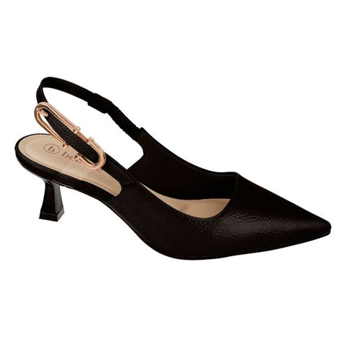 Sapato Slingback Bebecê Preto Feminino