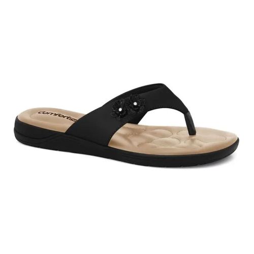 Tamanco Plataforma Comfortflex Preto Feminino