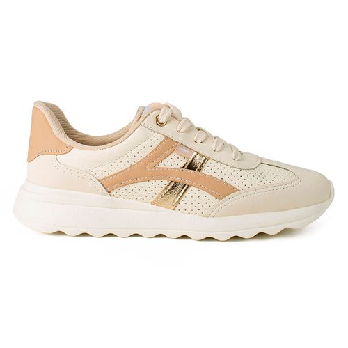 Tênis Casual Dakota Creme e Bege Feminino