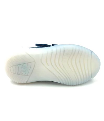 Tênis Casual Kidy Marinho e Vermelho com LED Infantil Masculino