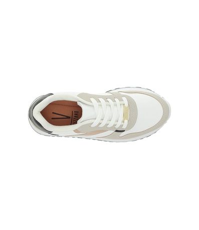 Tênis Casual Vizzano Off White e Bege Feminino