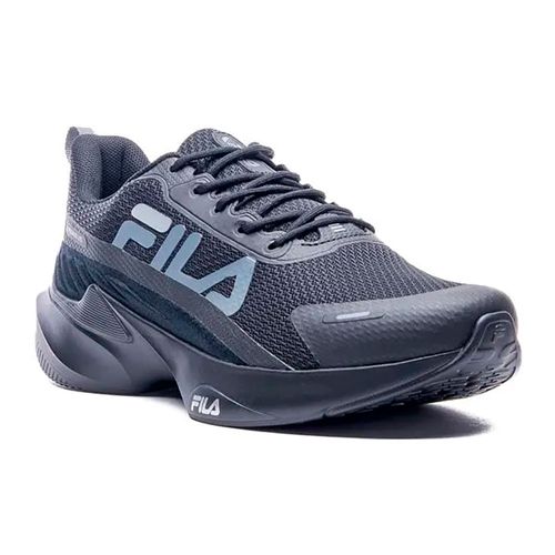 Tênis Esportivo Fila Progress Lite Preto e Grafite Masculino