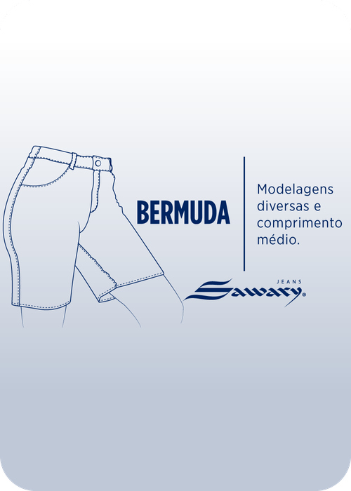 Bermuda Jeans Sawary - 278666