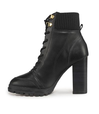 Bota Feminina Salto Grosso Vizzano Preta