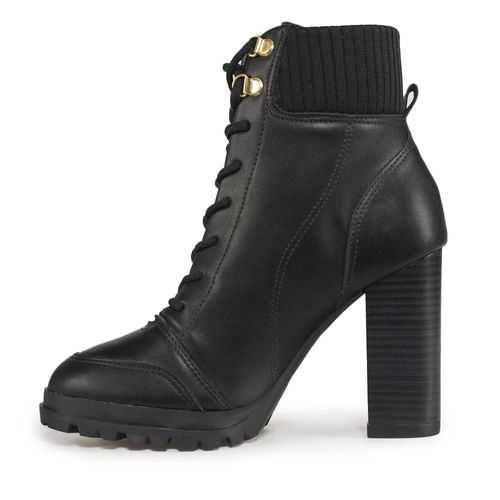 Bota Feminina Salto Grosso Vizzano Preta