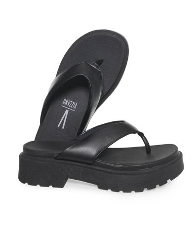 Chinelo Preto Pelica Vizzano Tratorado Feminino