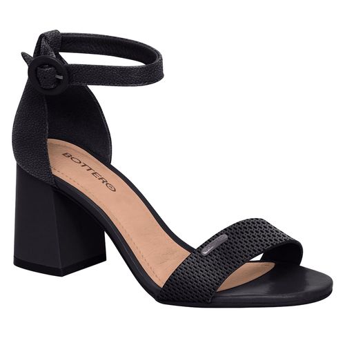Sandália Feminina Clássica Salto Bloco Bottero