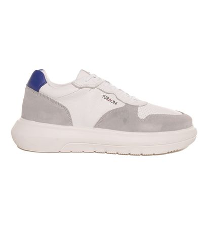Sapatênis Ferracini Easy Branco e Cinza Masculino
