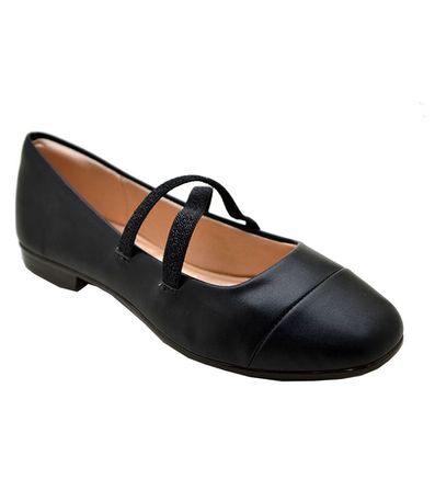 Sapatilha Feminina Elástico Light Gel Preto