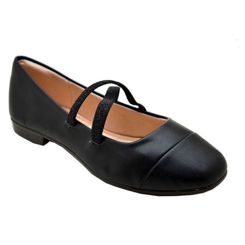 Sapatilha Feminina Elástico Light Gel Preto