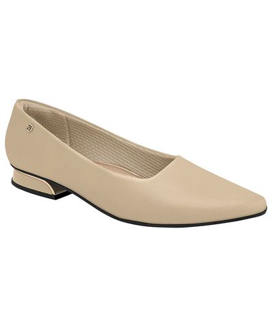 Sapatilha Salto Bege Piccadilly Feminina