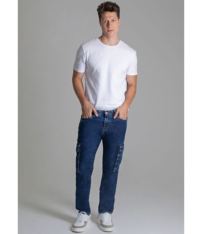 Calça Jeans Sawary Cargo - 278137