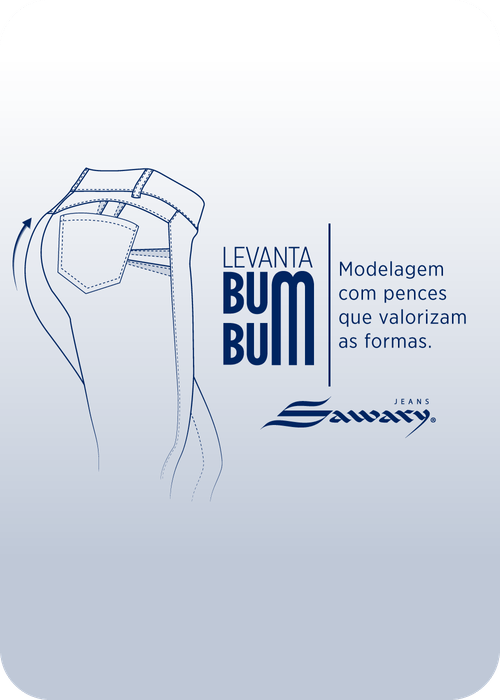 Calça Jeans Sawary Levanta Bumbum - 278101