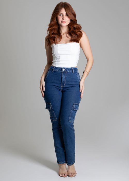 Calça Jeans Sawary Reta - 277713