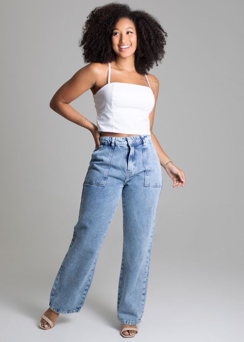 Calça Jeans Sawary Reta - 278028