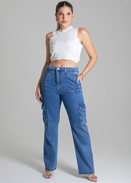 Calça Jeans Sawary Reta - 278179