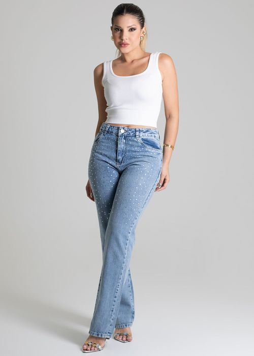 Calça Jeans Sawary Reta - 278785