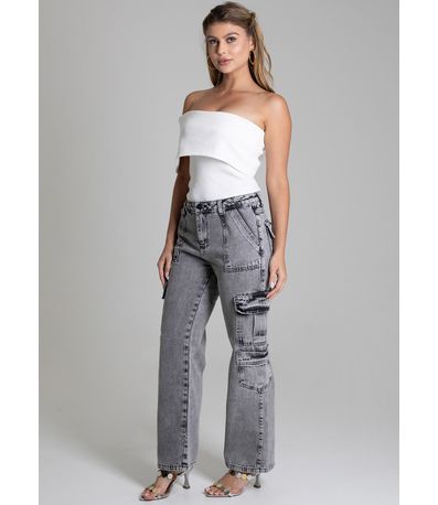 Calça Jeans Sawary Reta - 278974