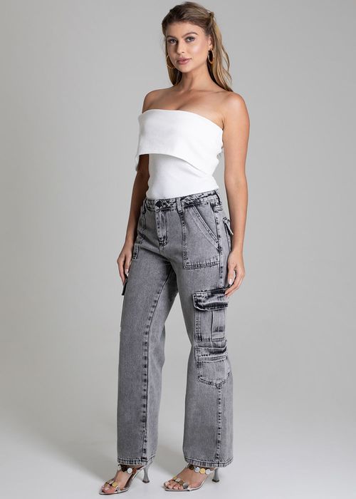 Calça Jeans Sawary Reta - 278974