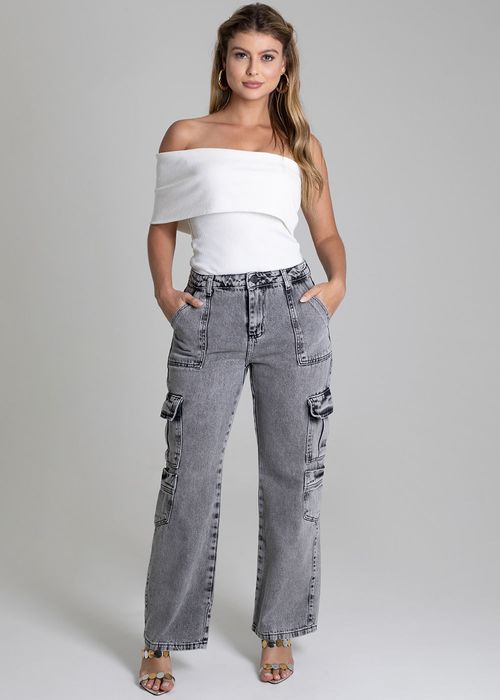 Calça Jeans Sawary Reta - 278974