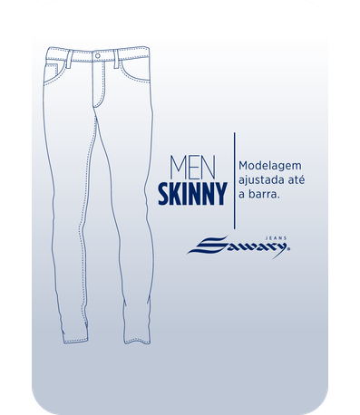 Calça Jeans Sawary Skinny - 278565
