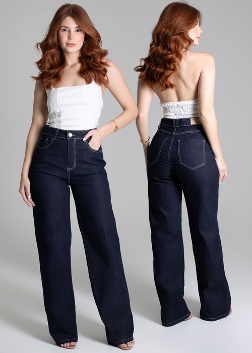 Calça Jeans Sawary Wide Leg - 278023