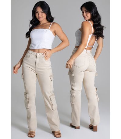 Calça Sarja  Sawary Reta - 278271