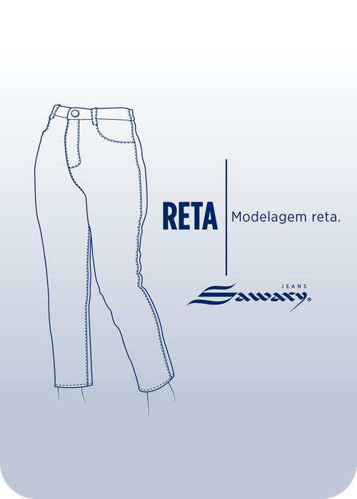 Calça Sarja Sawary Reta - 278719