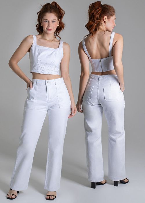 Calça Sarja Sawary Reta Petit - 278957