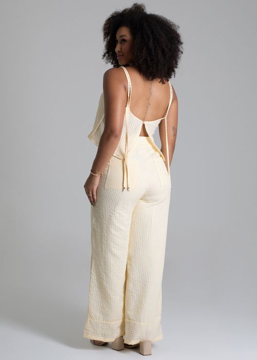 Calça Sawary Pantalona Listrada - 278950