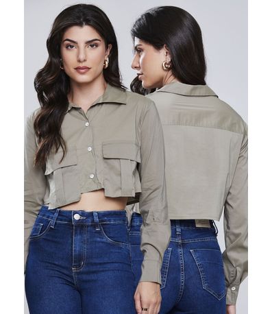 Camisa Sawary Cropped - 278304