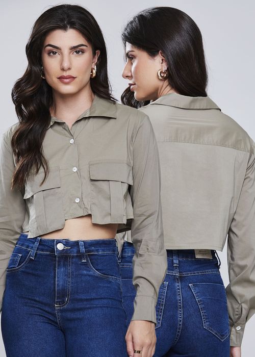 Camisa Sawary Cropped - 278304