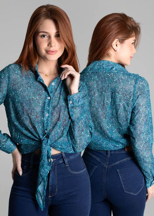 Camisa Sawary Estampa - 278798