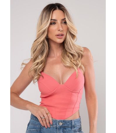 Cropped Sawary Assimetrico - 278299